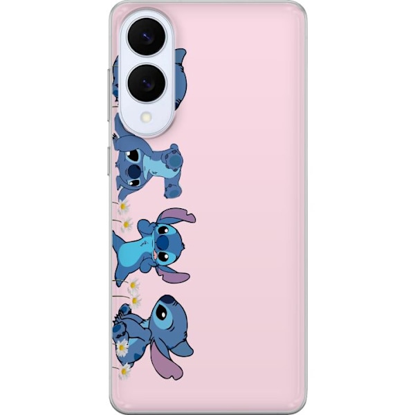 Samsung Galaxy S25 Edge Läpinäkyvä kuori  Stitch Nauru & Le
