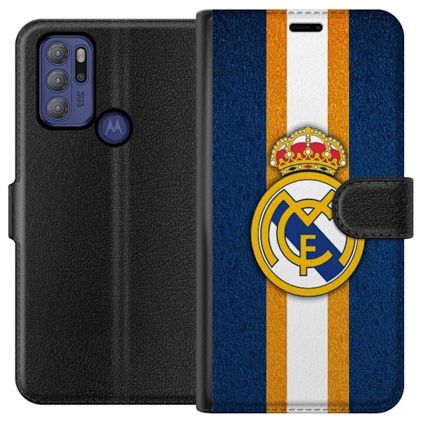 Motorola Moto G60S Lompakkokotelo Real Madrid CF