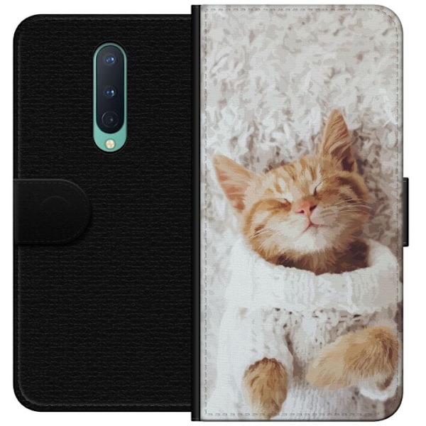 OnePlus 8 Lommeboketui Katt