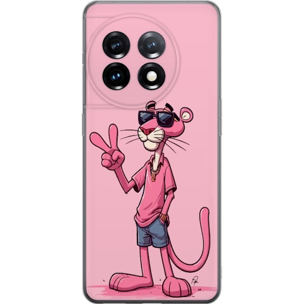 OnePlus 11R Gjennomsiktig deksel Pink Panter Peace