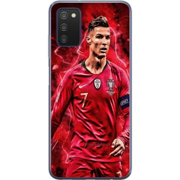 Samsung Galaxy A03s Läpinäkyvä kuori Ronaldon Taidot - CR7