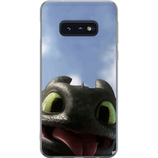 Samsung Galaxy S10e Genomskinligt Skal How to Train Your Dragon (Draktränaren)