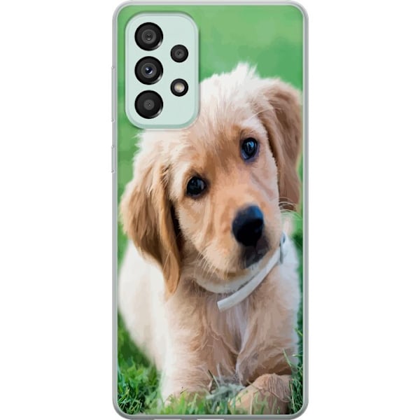 Samsung Galaxy A73 5G Gennemsigtig cover Hund