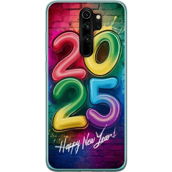 Xiaomi Redmi Note 8 Pro  Genomskinligt Skal NYTT ÅR 2025