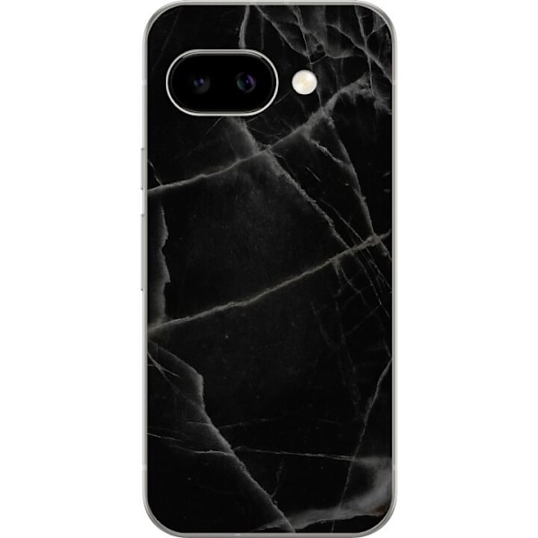Google Pixel 9a Gennemsigtig cover Sort marmor