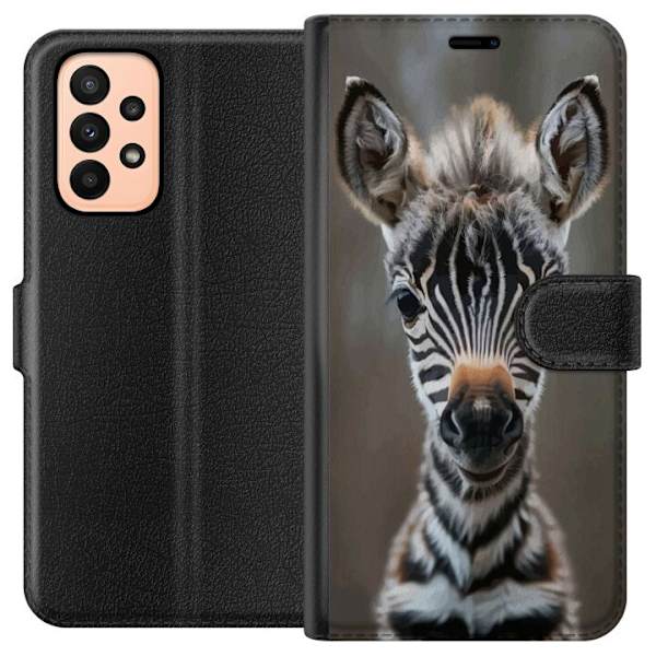 Samsung Galaxy A23 Lompakkokotelo Giraffi Eläinaihe Afrikka Luonto Graafinen Kuva Savanni Villieläimet Suosittu Seinätaide Eksoottinen Teema