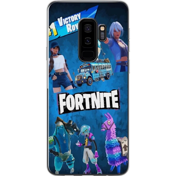 Samsung Galaxy S9+ Gennemsigtig cover Fortnite