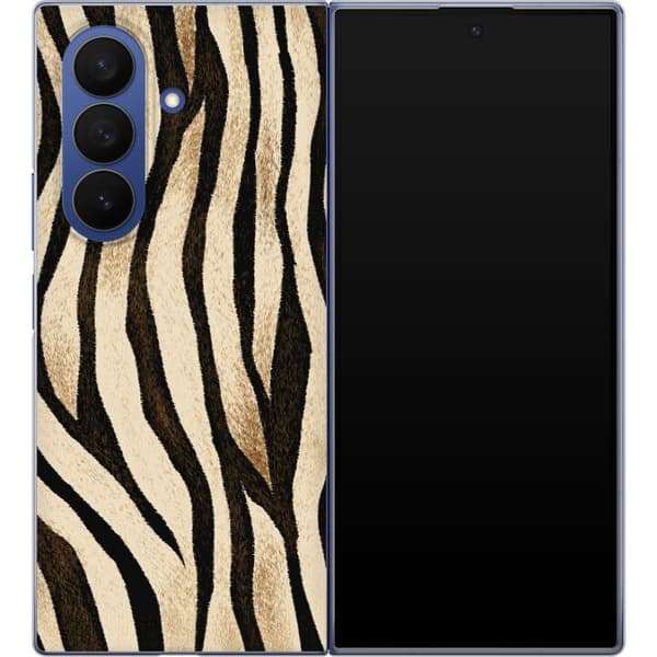 Kompatibelt Mobilskal till Samsung Galaxy Z Fold7 Beige sandzebra beige