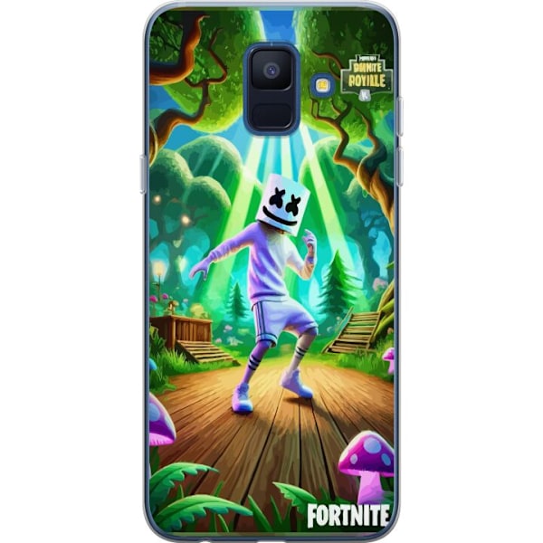 Samsung Galaxy A6 (2018) Läpinäkyvä kuori Fortnite