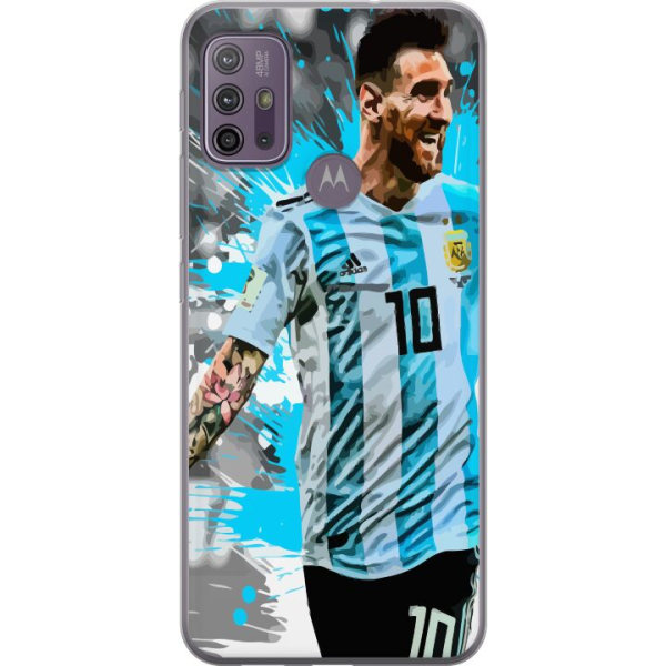 Motorola Moto G10 Gennemsigtig cover Lionel Messi