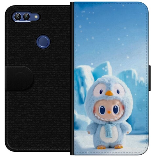 Huawei P smart Tegnebogsetui sort ridder fortnite