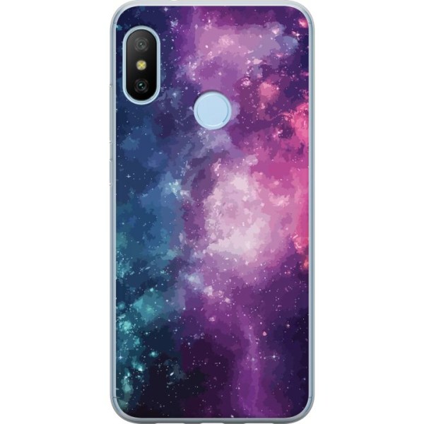 Xiaomi Mi A2 Lite Läpinäkyvä kuori Nebula