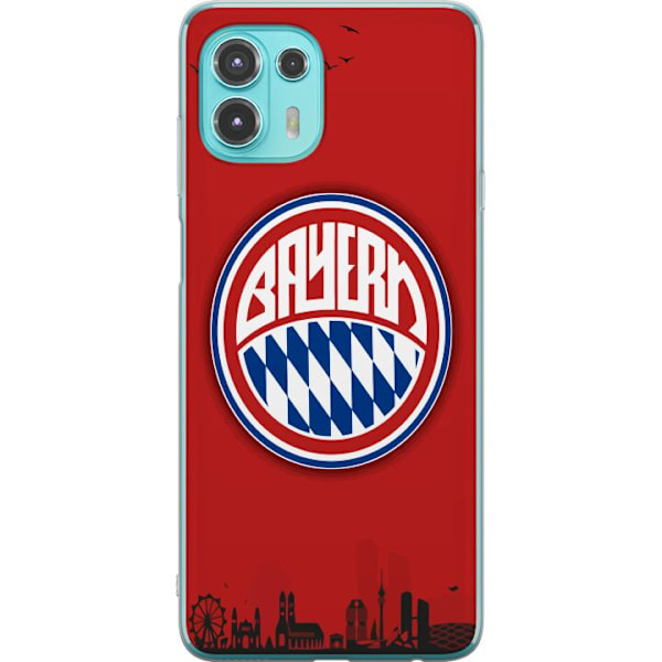 Motorola Edge 20 Lite Läpinäkyvä kuori FC Bayern München