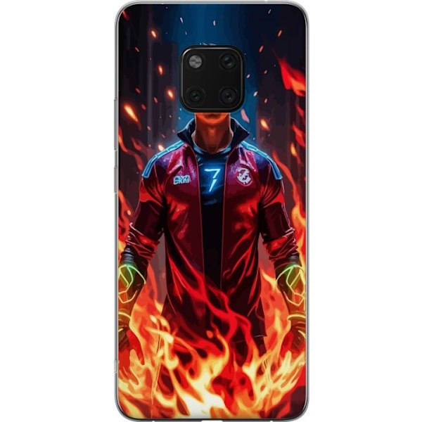 Huawei Mate 20 Pro Gennemsigtig cover Ronaldo Inferno - fodbol