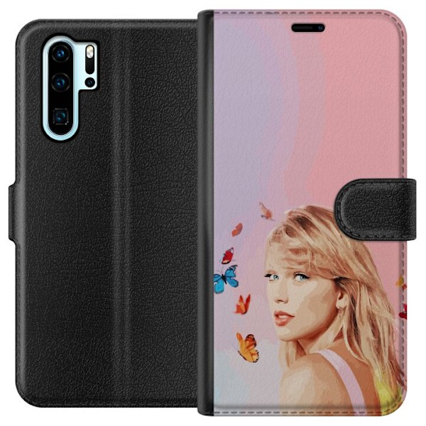 Huawei P30 Pro Tegnebogsetui Taylor Swift Sommerfugle