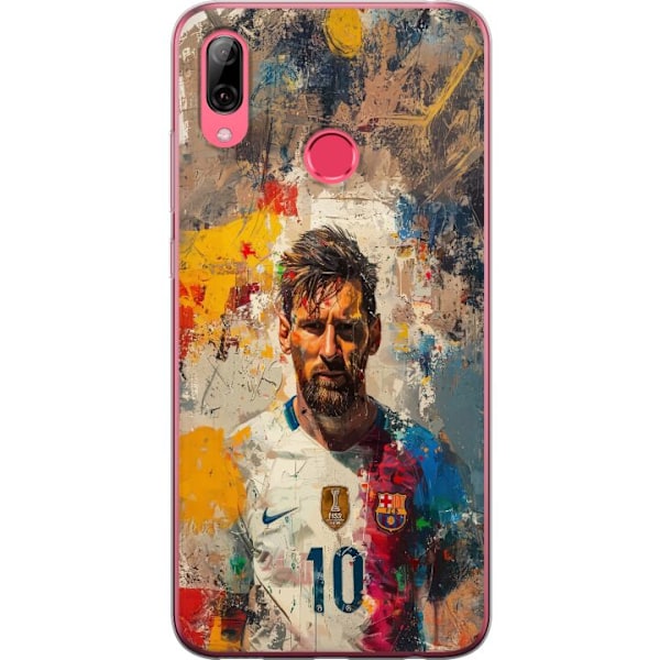 Huawei Y7 (2019) Gennemsigtig cover Messi Art