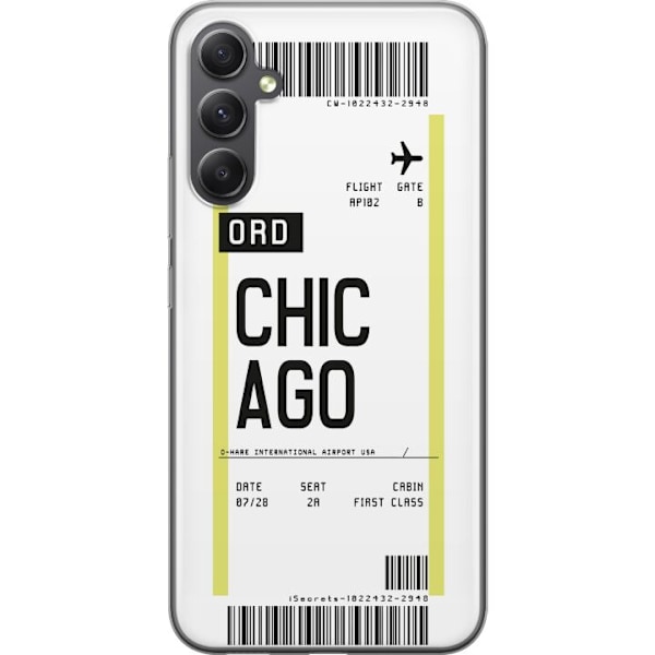 Samsung Galaxy A35 Genomskinligt Skal Chicago