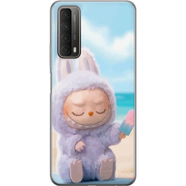 Huawei P smart 2021 Läpinäkyvä kuori Labubu Vaaleanpunainen