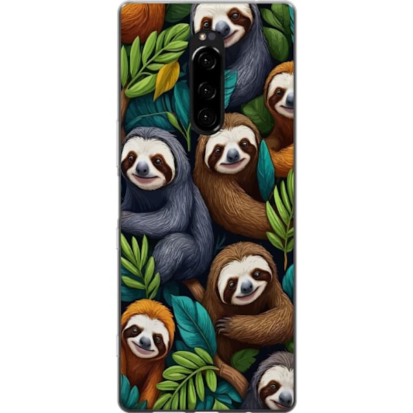 Sony Xperia 1 Gennemsigtig cover Sengångarstil - afslappet mo