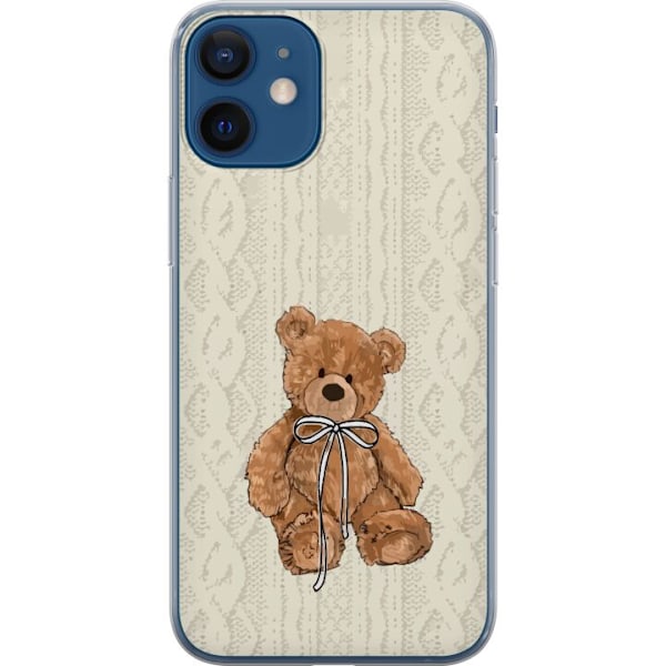 Apple iPhone 12  Genomskinligt Skal Liten Nalle – klassisk nalle i enkel design