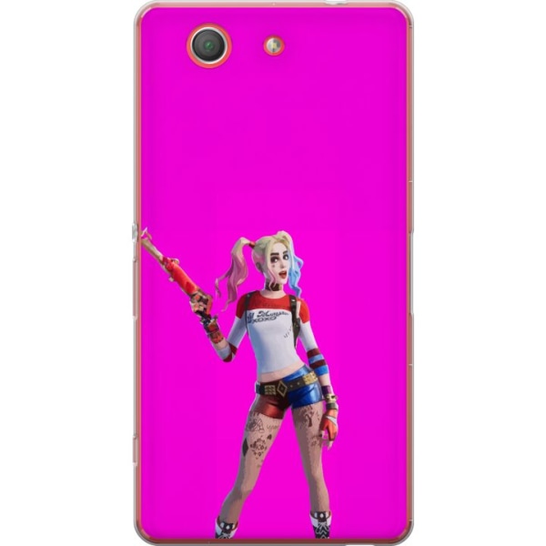 Sony Xperia Z3 Compact Gennemsigtig cover Fortnite - Harley Qu