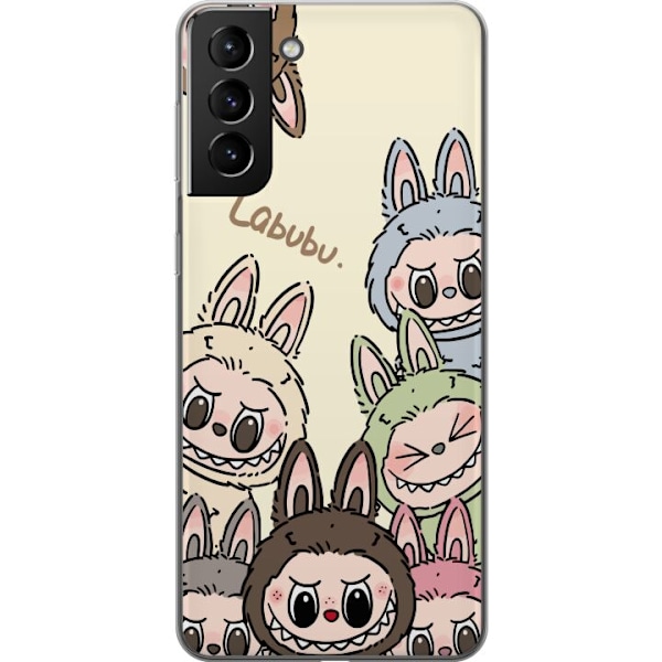 Samsung Galaxy S21+ 5G Läpinäkyvä kuori Labubu Pastel Collection