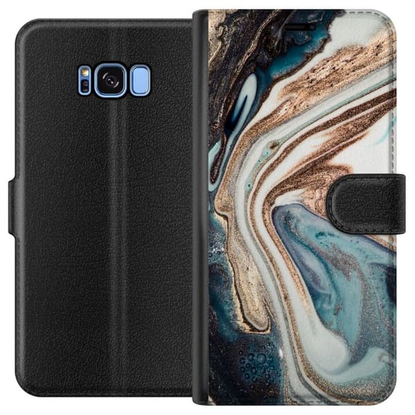Kompatibelt Plånboksfodral till Samsung Galaxy S8 Mönster