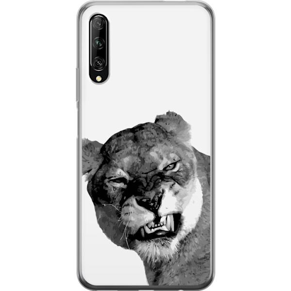 Huawei P smart Pro 2019 Läpinäkyvä kuori Leijona Taiteellinen Eläinaihe Afrikkalainen Tyyli Viidakon Tunnelma Graafinen Suunnittelu Kotikoristeet