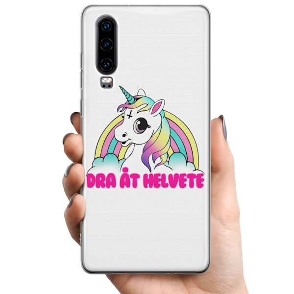 Huawei P30 TPU Mobildeksel Unicorn