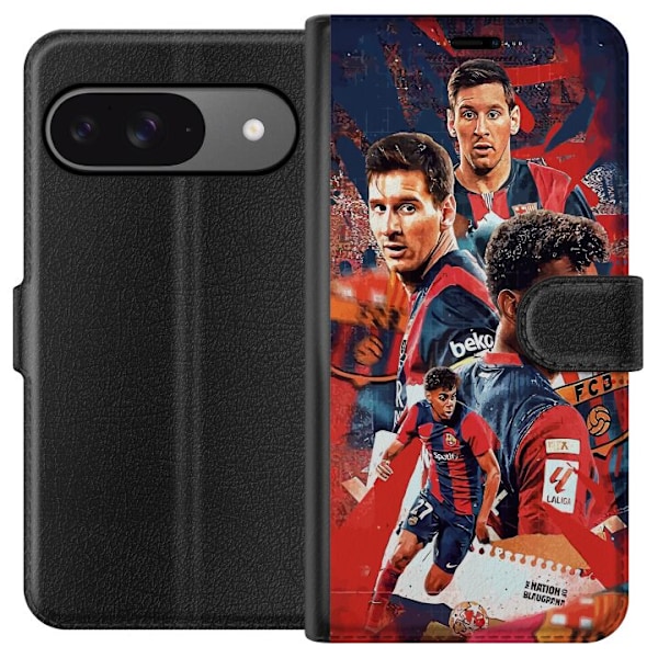 Google Pixel 9 Pro Lommeboketui Yamal Lamine x Messi