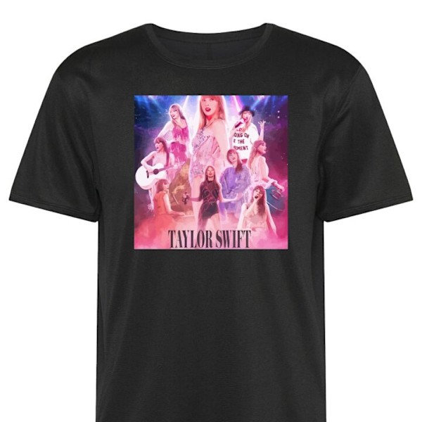 Trænings T-shirt | Sport T-shirt til Voksen Taylor Swift sort 4X-Large