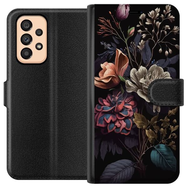 Kompatibelt Lommeboketui til Samsung Galaxy A53 5G Blomster