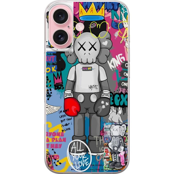 Apple iPhone 16 Gennemsigtig cover Kunst