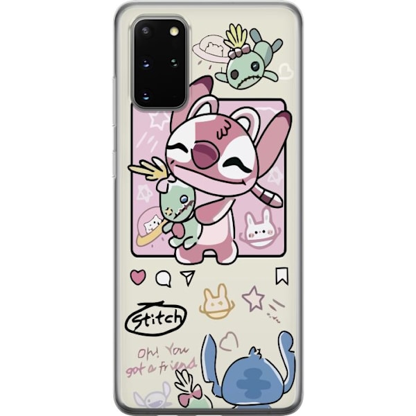 Samsung Galaxy S20+ Genomskinligt Skal Stitch
