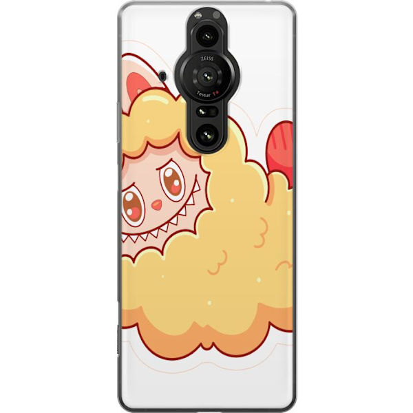 Sony Xperia Pro-I Gjennomsiktig deksel Labubu Vaskebjørn Pop Mart Figur Samleobjekt Søt Design Populært Motiv Kunstsamling Kreativ Figurserie
