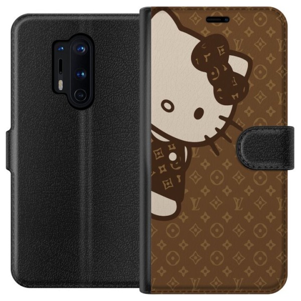 OnePlus 8 Pro Tegnebogsetui Hello Kitty - LV