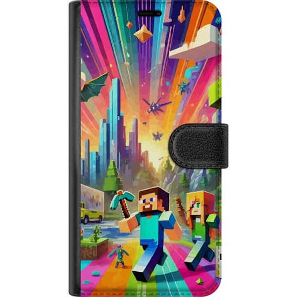 Motorola Moto G50 Lompakkokotelo Fortnite vs Minecraft