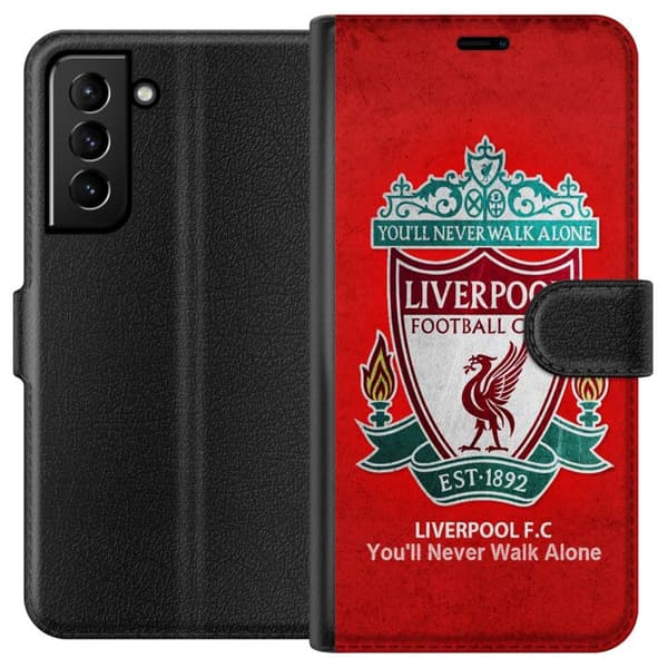 Kompatibelt Plånboksfodral till Samsung Galaxy S21+ 5G Liverpool