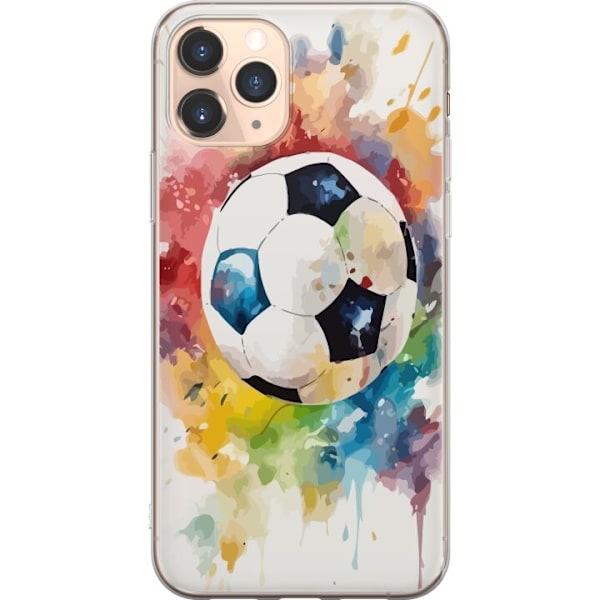 Apple iPhone 11 Pro Läpinäkyvä kuori Jalkapallo