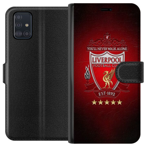 Samsung Galaxy A51 Lompakkokotelo YNWA Liverpool