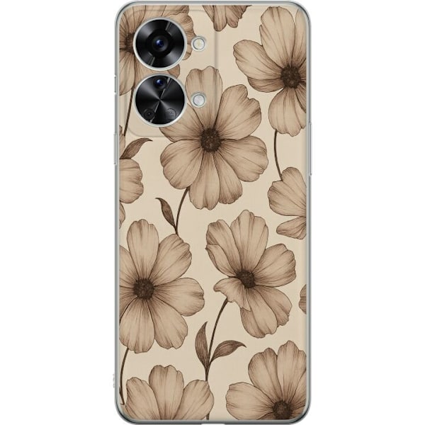 OnePlus Nord 2T Läpinäkyvä kuori Pastel Rush