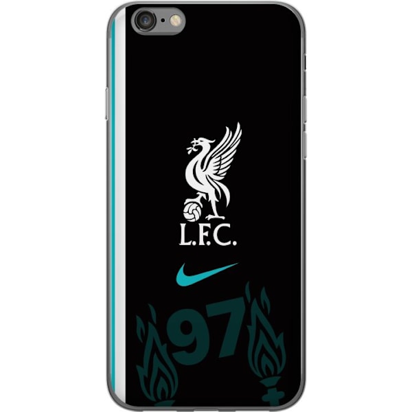 Apple iPhone 6s Läpinäkyvä kuori Liverpool FC