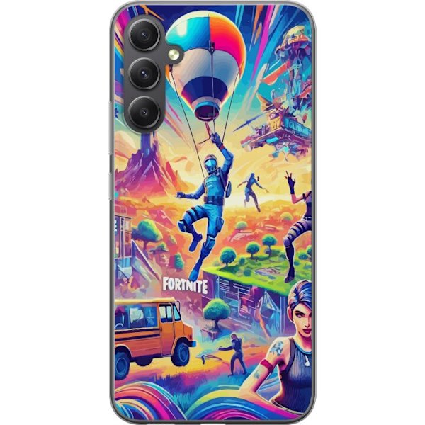 Samsung Galaxy A35 Gennemsigtig cover Fortnite vs Minecraft