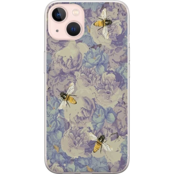Apple iPhone 13 Gennemsigtig cover Blomster