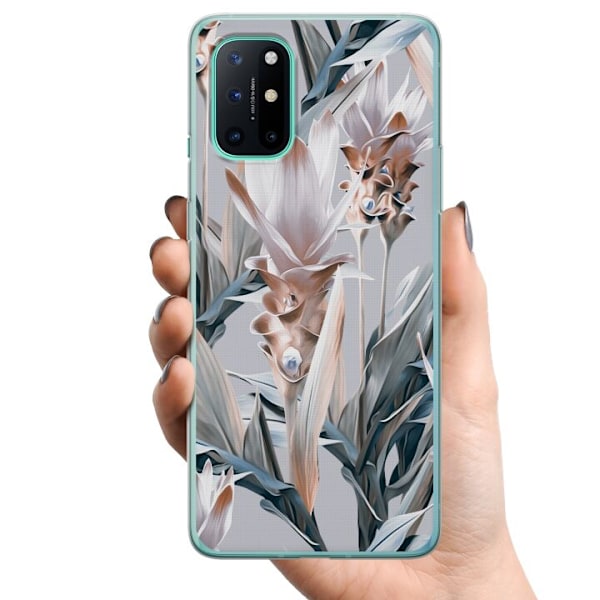 OnePlus 8T TPU Mobildeksel blomstre