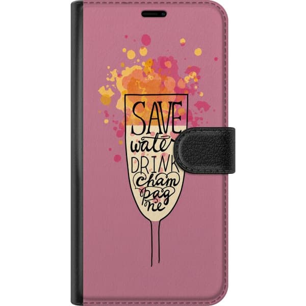 Kompatibelt Lommeboketui til OnePlus 9 Rosa boblesitat rosa