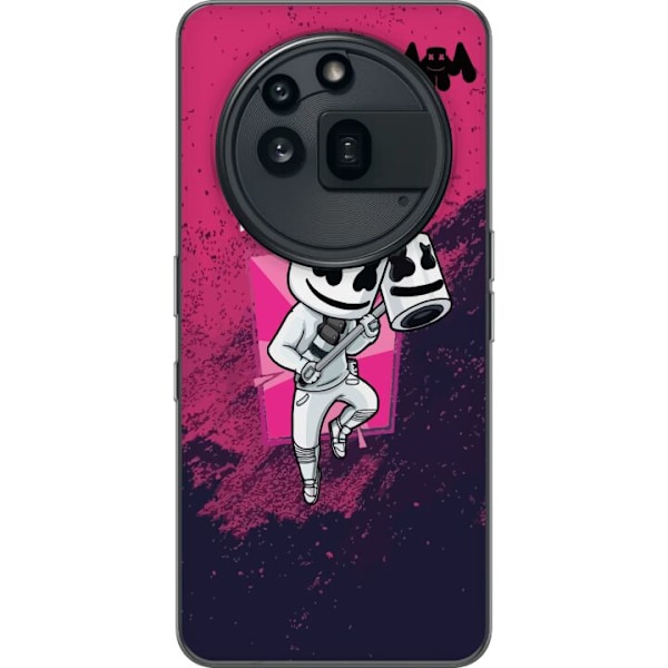 Nothing Phone (3a) Pro Genomskinligt Skal Marshmello Fortnite Skin Emote Gaming DJ Karaktär Populärt Motiv Barn Ungdom Trend