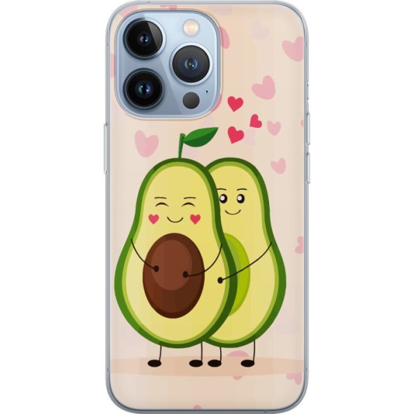 Apple iPhone 13 Pro Gennemsigtig cover Avokado Kærlighed