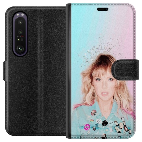 Sony Xperia 1 III Plånboksfodral Taylor Swift Poetry