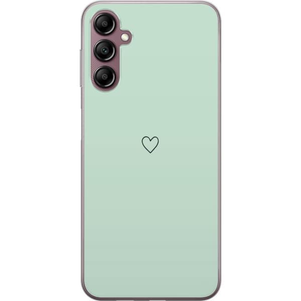 Kompatibelt Mobildeksel til Samsung Galaxy A14 5G Enkelt Hjerte